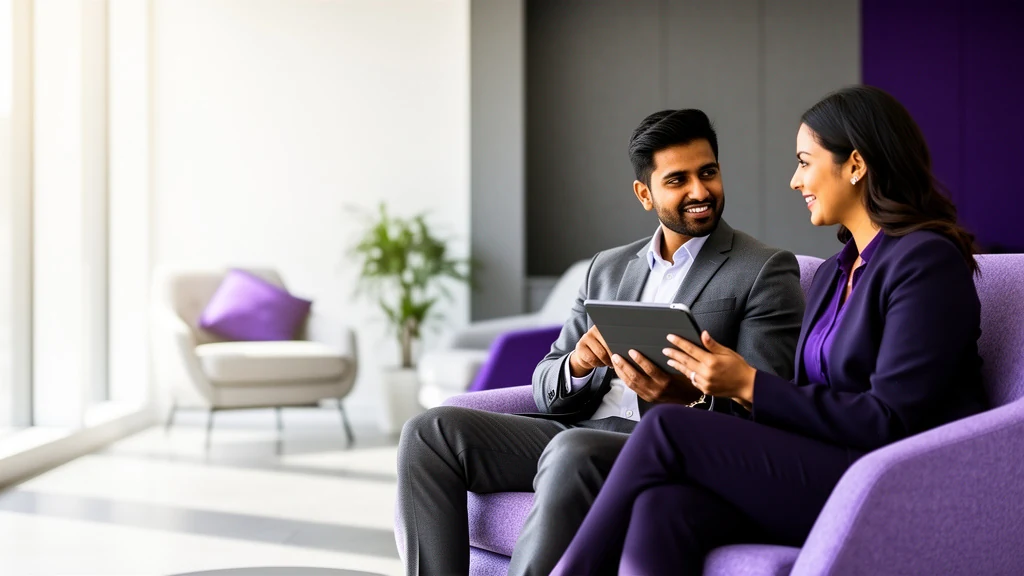 Recruiter and candidate in a supportive career conversation